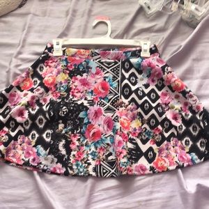 Floral Skater Skirt